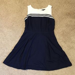 Navy and White Tommy Hilfiger Dress